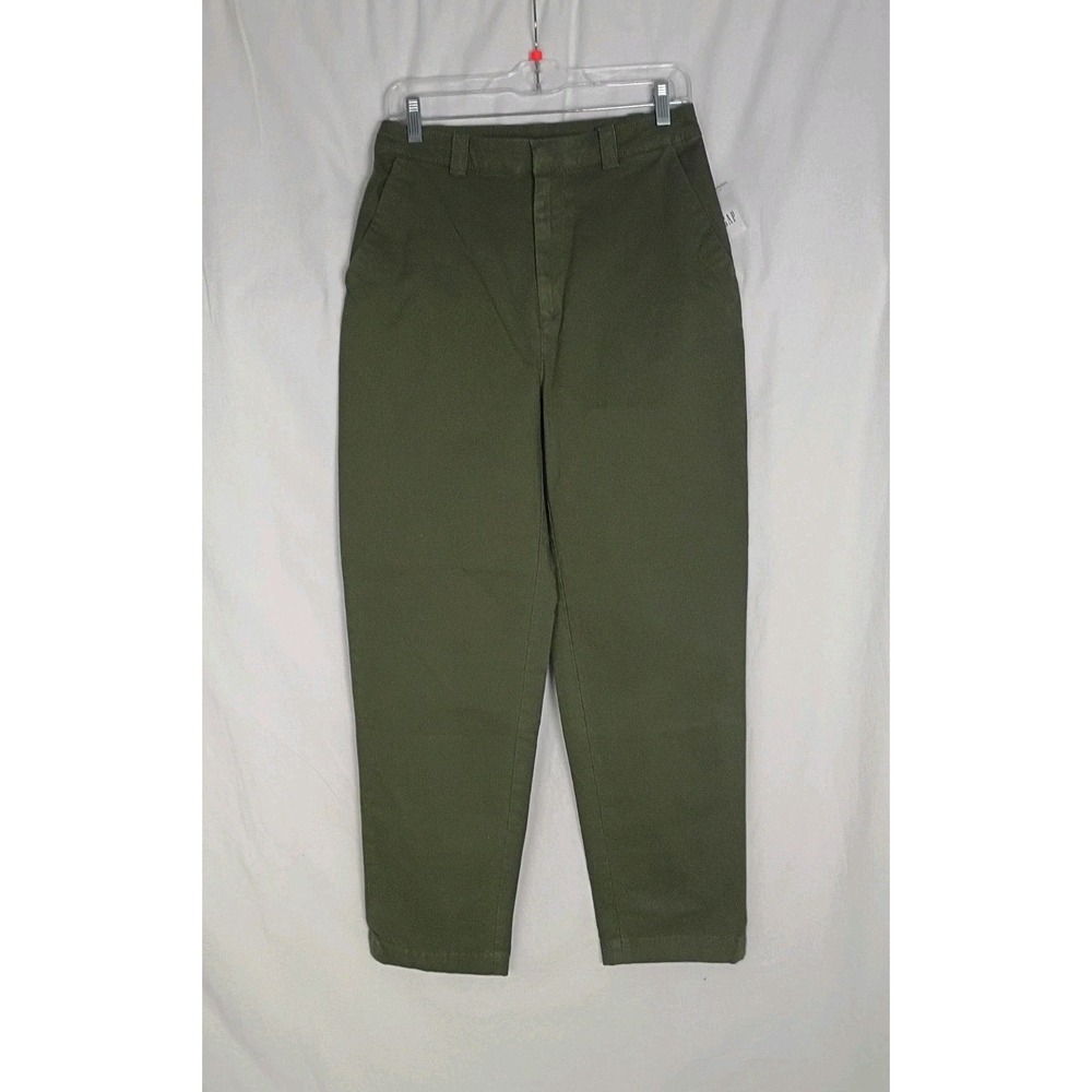 GAP Pants Green Womens 2 Tall Straight Up‎ Khakis Utility NWT